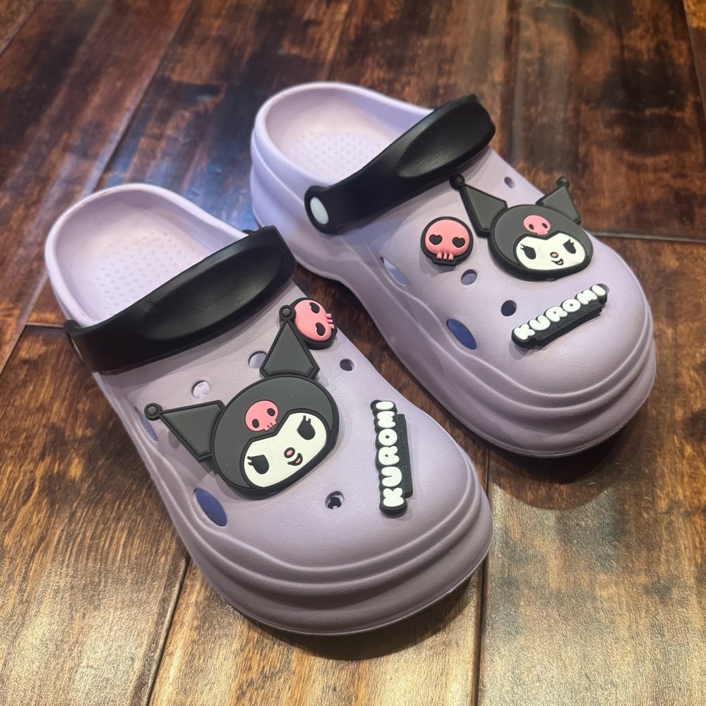 Kuromi Platform Clogs